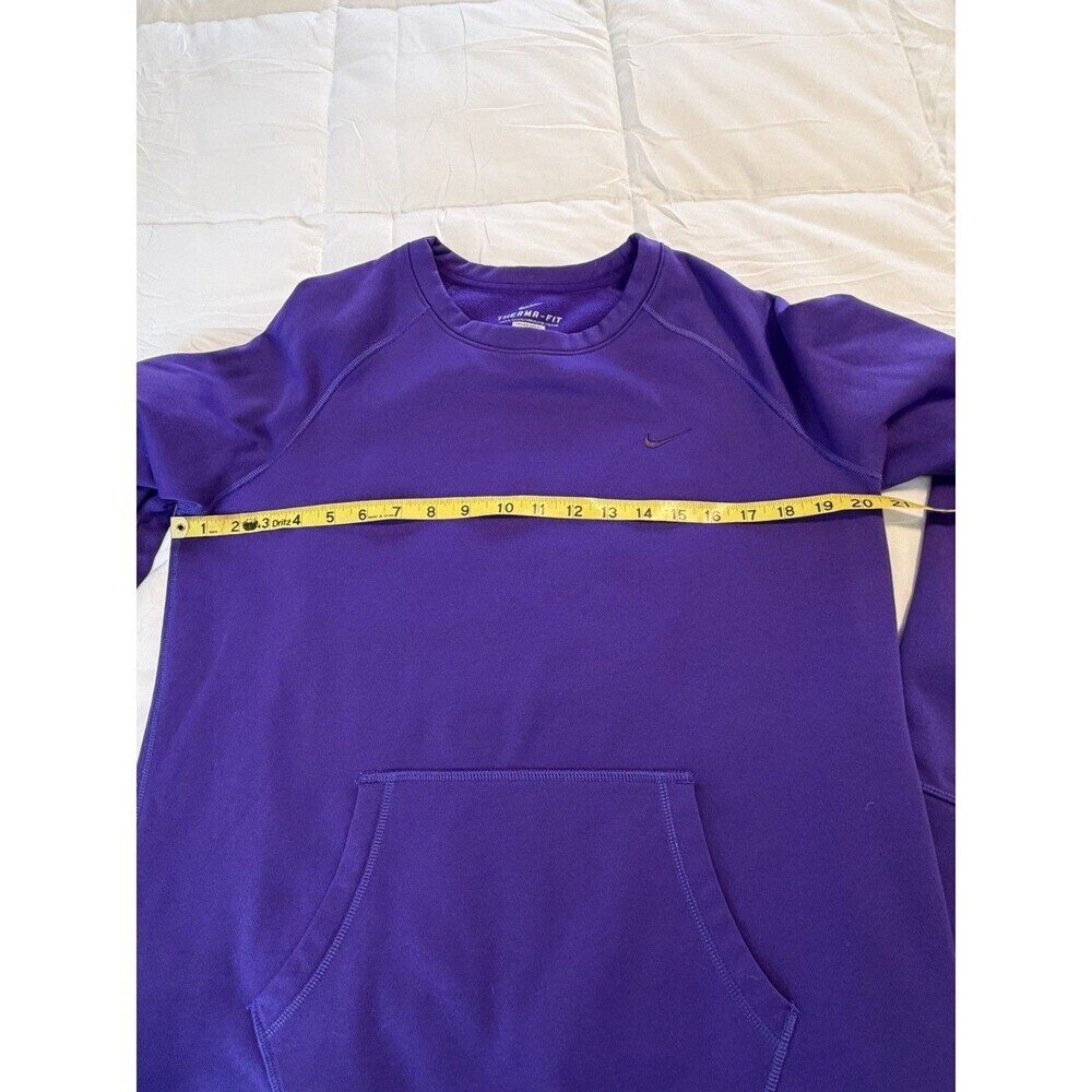 Nike Purple Women’s Pullover Sweatshirt Therma Fit Size Large - Picture 7 of 8